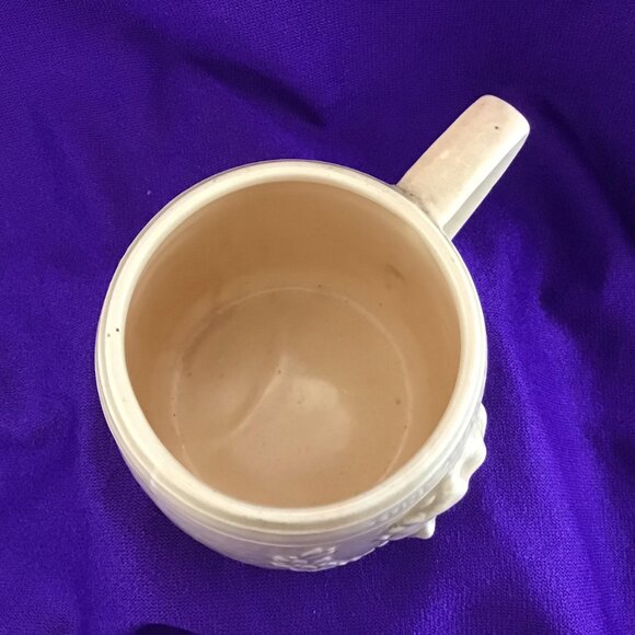 Coronation Cup Queen Elizabeth II Keele Street Pottery KSP Beige June 2nd 1953 - Picture 9 of 12